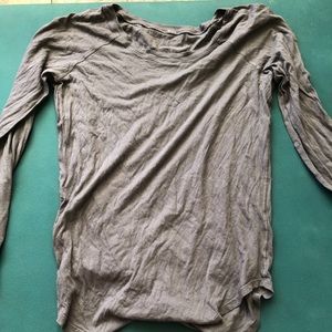 grey modal long sleeve